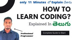 How to Learn Coding? Starting Guide In Telugu